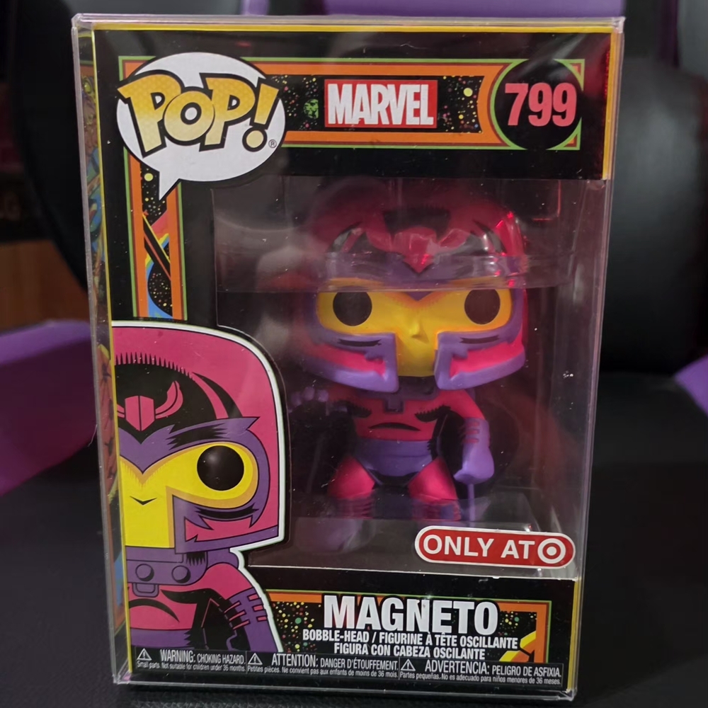 Marvel Magneto Pop Vinyl Black Light/bobble Head Edition With Protive Case #799